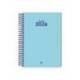 AGENDA ESPIRAL LIDERPAPEL CLASSIC A4 2026 DIA PAGINA AZUL CLARO PAPEL 70 GR FSC