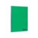 CUADERNO ESPIRAL LIDERPAPEL A4 WONDER TAPA PLASTICO 80H 90GR CUADRO 4MM CON MARGEN COLOR VERDE OSCURO