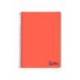 CUADERNO ESPIRAL LIDERPAPEL A4 WONDER TAPA PLASTICO 80H 90GR PAUTA ANCHA 3,5MM CON MARGEN COLOR ROJO