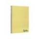 CUADERNO ESPIRAL LIDERPAPEL A4 WONDER TAPA PLASTICO 80H 90GR PAUTA ANCHA 3,5MM CON MARGEN COLOR AMARILLO