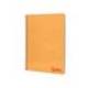 CUADERNO ESPIRAL LIDERPAPEL A4 WONDER TAPA PLASTICO 80H 90GR RAYADO HORIZONTAL CON MARGEN COLOR NARANJA