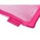 BOLSA ZIPPER BAG LIDERPAPEL POLIESTER TRANSPIRABLE MULTIUSOS DIN A4 ROSA