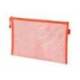 BOLSA ZIPPER BAG LIDERPAPEL POLIESTER TRANSPIRABLE MULTIUSOS DIN A5 NARANJA