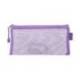 BOLSA ZIPPER BAG LIDERPAPEL POLIESTER TRANSPIRABLE MULTIUSOS TICKET 230X115 MM MORADO PASTEL