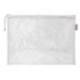 BOLSA ZIPPER BAG LIDERPAPEL POLIESTER TRANSPIRABLE MULTIUSOS DIN A4 BLANCO