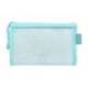 BOLSA ZIPPER BAG LIDERPAPEL POLIESTER TRANSPIRABLE MULTIUSOS DIN A6 AZUL PASTEL