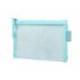 BOLSA ZIPPER BAG LIDERPAPEL POLIESTER TRANSPIRABLE MULTIUSOS DIN A6 AZUL PASTEL