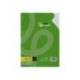 RECAMBIO LIDERPAPEL DIN A4 100 HOJAS 75 GR CUADRO 3 MM CON MARGEN 4 TALADROS