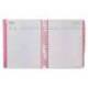AGENDA ESCOLAR LIDERPAPEL 25-26 ESPIRAL PATTERNS RAYOS ROSA DIA PAGINA A5 BILINGÜE PAPEL FSC 80 GR