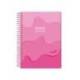 AGENDA ESCOLAR LIDERPAPEL 25-26 ESPIRAL MELTING ROSA SEMANA VISTA A5 BILINGÜE PAPEL FSC 80 GR