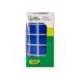 GOMETS LIDERPAPEL AUTOADHESIVO S CUADRADO 20X20 MM AZUL ROLLO DE 2000 UNIDADES EN CAJA DE CARTON