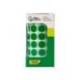 GOMETS LIDERPAPEL AUTOADHESIVO S CIRCULOS 15 MM VERDE ROLLO DE 2500 UNIDADES EN CAJA DE CARTON