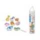 JUEGO INFANTIL IMAGINOVO MADERA CUENTAS ANIMALES PARA ENHEBRAR +24 MESES 13 PIEZAS 27X6,5X6,5CM