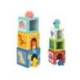 JUEGO INFANTIL IMAGINOVO CUBOS APILABLES NIDOS DINOSAURIOS +12 MESES 12 PIEZAS 13X13X13CM