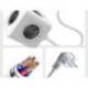 REGLETA Q-CONNECT DE CUBO ENCHUFE MULTIPLE POWER CUBE 5 EN 1 CABLE DE 1,4 MT 5 TOMAS DE CORRIENTE 75X75X112MM