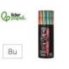 ROTULADOR LIDERPAPEL ACRYLIC BASE AGUA TODO TIPO DE SUPERFICIE PUNTA FINA 0,7 MM CAJA DE 8 UND COLORES PASTELES