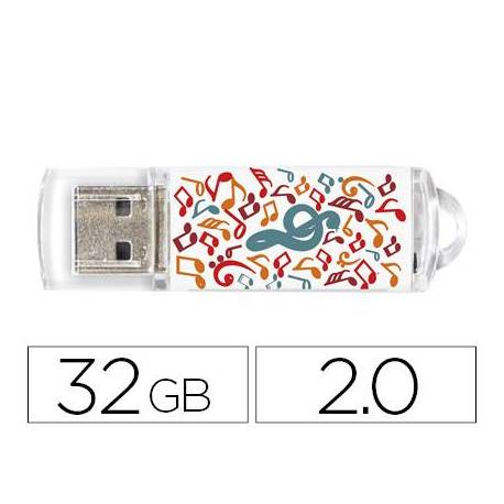 Memoria Flash USB de Techontech 32 GB Music Dream