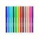 Rotulador Liderpapel fino lavable caja de 12 colores