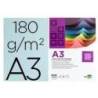 Cartulina Liderpapel color celeste a3 180 g/m2