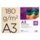 Cartulina Liderpapel color crema a3 180 g/m2