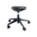 TABURETE LEITZ ERGO CON ASIENTO TRIANGULAR 5 RUEDAS GIRATORIAS REGULABLE EN ALTURA HASTA 59 CM NEGRO