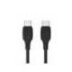 CABLE USB-C A USB-C Q-CONNECT PVC LONGITUD 2M NEGRO