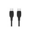 CABLE USB-C A USB-C Q-CONNECT PVC LONGITUD 1M NEGRO