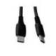 CABLE USB-C A USB-C Q-CONNECT PVC LONGITUD 1M NEGRO