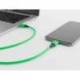 CABLE USB-C A USB-C Q-CONNECT PVC LONGITUD 2M VERDE