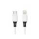 CABLE USB-C A APPLE Q-CONNECT PVC LONGITUD 2M BLANCO