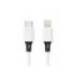 CABLE USB-C A APPLE Q-CONNECT PVC LONGITUD 2M BLANCO