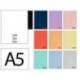 CUADERNO ESPIRAL LIDERPAPEL A5 WONDER TAPA PLASTICO 80H 90GR LISO COLORES SURTIDOS