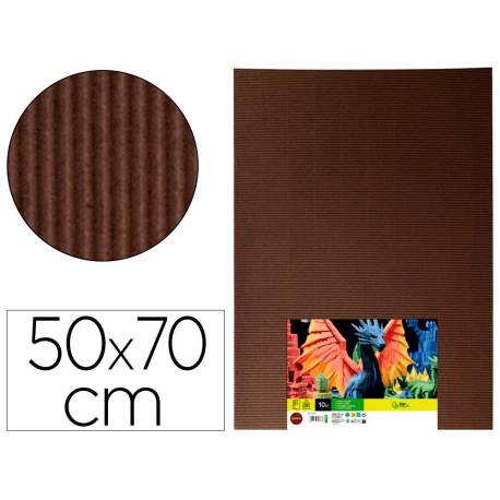 Carton ondulado Liderpapel color marron