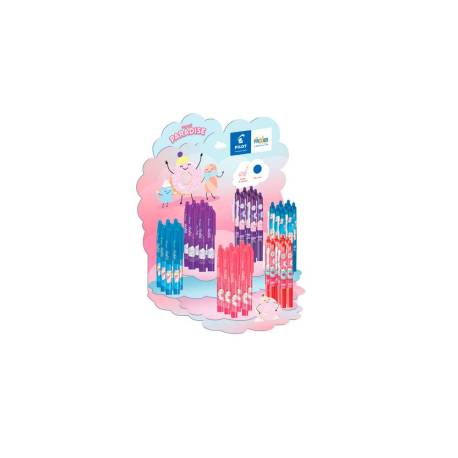 BOLIGRAFO PILOT FRIXION BALL/CLICKER BORRABLE FANCY SWEET PARADISE EXPOSITOR DE 48 UNIDADES COLORES SURTIDOS