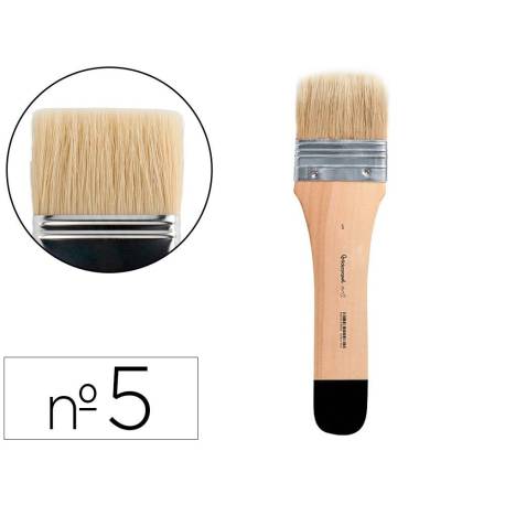 BROCHA PALETINA PLANA LIDERPAPEL ANCHO 57 MM DE PELO DE CERDA CERTIFICADO FSC