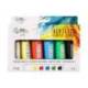 PINTURA ACRILICA LIDERPAPEL CAJA DE 6 TUBOS DE PLASTICO DE 75 ML COLORES BASICOS