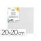 PANEL DE LIENZO LIDERPAPEL 20X20 CM GRAMAJE 280G/M2 CERTIFICADO FSC