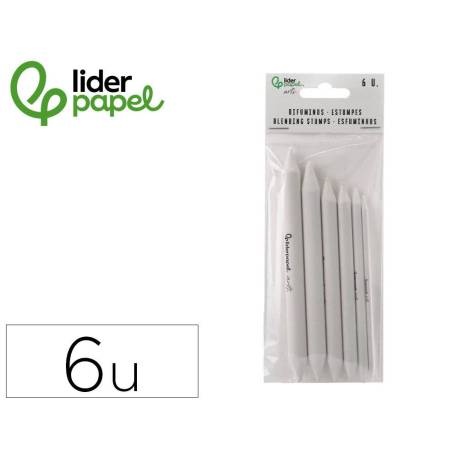 DIFUMINO LIDERPAPEL BOLSA DE 6 UNIDADES DIAMETROS SURTIDOS 116 MM / 150 MM
