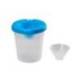 VASO LIMPIAPINCELES LIDERPAPEL DE PLASTICO 8X8,5 CM