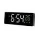 RELOJ Q-CONNECT SOBREMESA DIGITAL CON TEMPERATURA 3 ALARMAS CONTROL DE VOZ 160X60X25MM