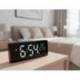 RELOJ Q-CONNECT SOBREMESA DIGITAL CON TEMPERATURA 3 ALARMAS CONTROL DE VOZ 160X60X25MM