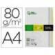 Papel color marca Liderpapel A4 80 g/m2 Colores Surtidos 500 hojas