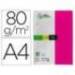 Papel color Liderpapel color fucsia A4 80g/m2 100 hojas