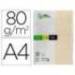 Papel color Liderpapel color crema A4 80 g/m2 100 hojas