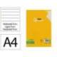 Bloc de notas Din A4 encolado Liderpapel