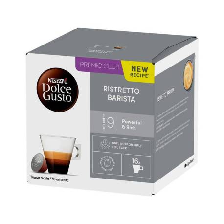 CAFE DOLCE GUSTO RISTRETTO BARISTA INTENSIDAD 9 CAJA DE 16 CAPSULAS