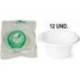 CUENCO DE PLASTICO REUTILIZABLE CAMPISOL 250 ML PAQUETE DE 12 UNIDADES