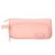 ESTUCHE PORTATODO LIDERPAPEL MINIBAG 2 CREMALLERAS CON BOLSILLO INTERIOR ROSA PASTEL 212 X 100 X 70 MM
