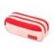 ESTUCHE PORTATODO LIDERPAPEL DUO 3 CREMALLERAS CON BOLSILLOFRONTAL ROSA 220X90X70 MM