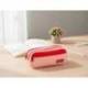 ESTUCHE PORTATODO LIDERPAPEL DUO 3 CREMALLERAS CON BOLSILLOFRONTAL ROSA 220X90X70 MM